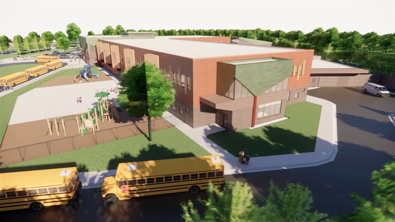 Burnt Mills Elementary School Fly Over