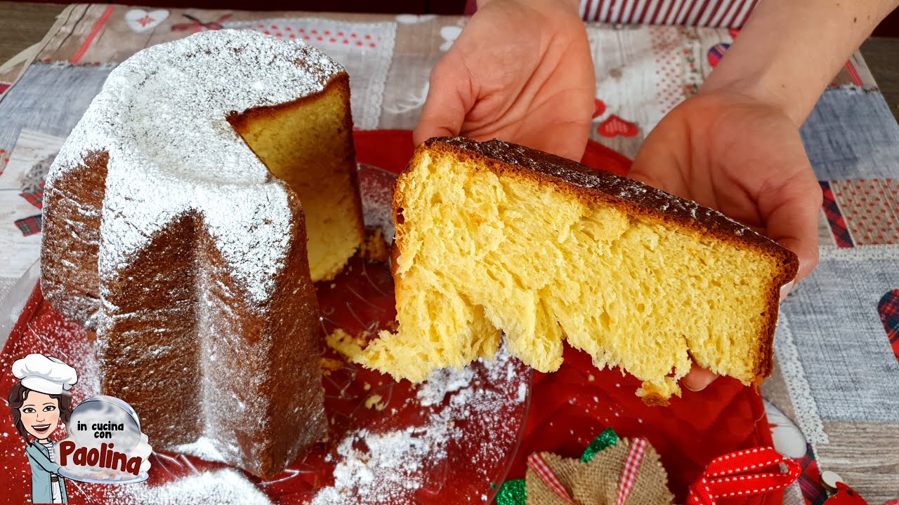 Если вы хотите удивить своих гостей, приготовьте домашний PANDORO.🎄 ЛЕГКИЙ РЕЦЕПТ из простого теста.