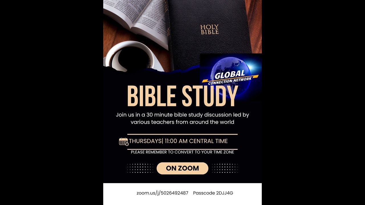 GLOBAL CONNECTION NETWORK BIBLE STUDY | The Importance of Partnership | Bishop Aaron Motley