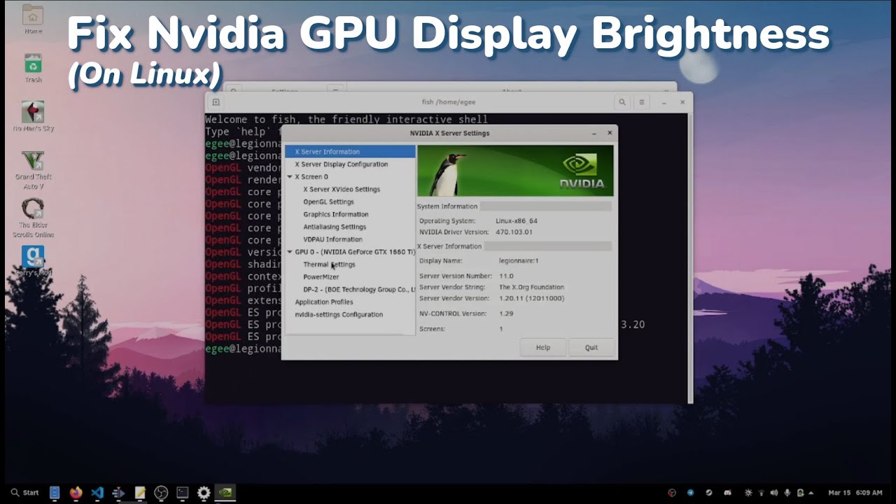 Fix laptop display brightness for Nvidia GPUs on Debian Linux