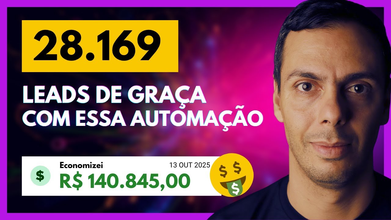 Descobri como gerar 28.169 leads de GRAÇA (economizei R$ 140.845,00 que gastaria com ADs)