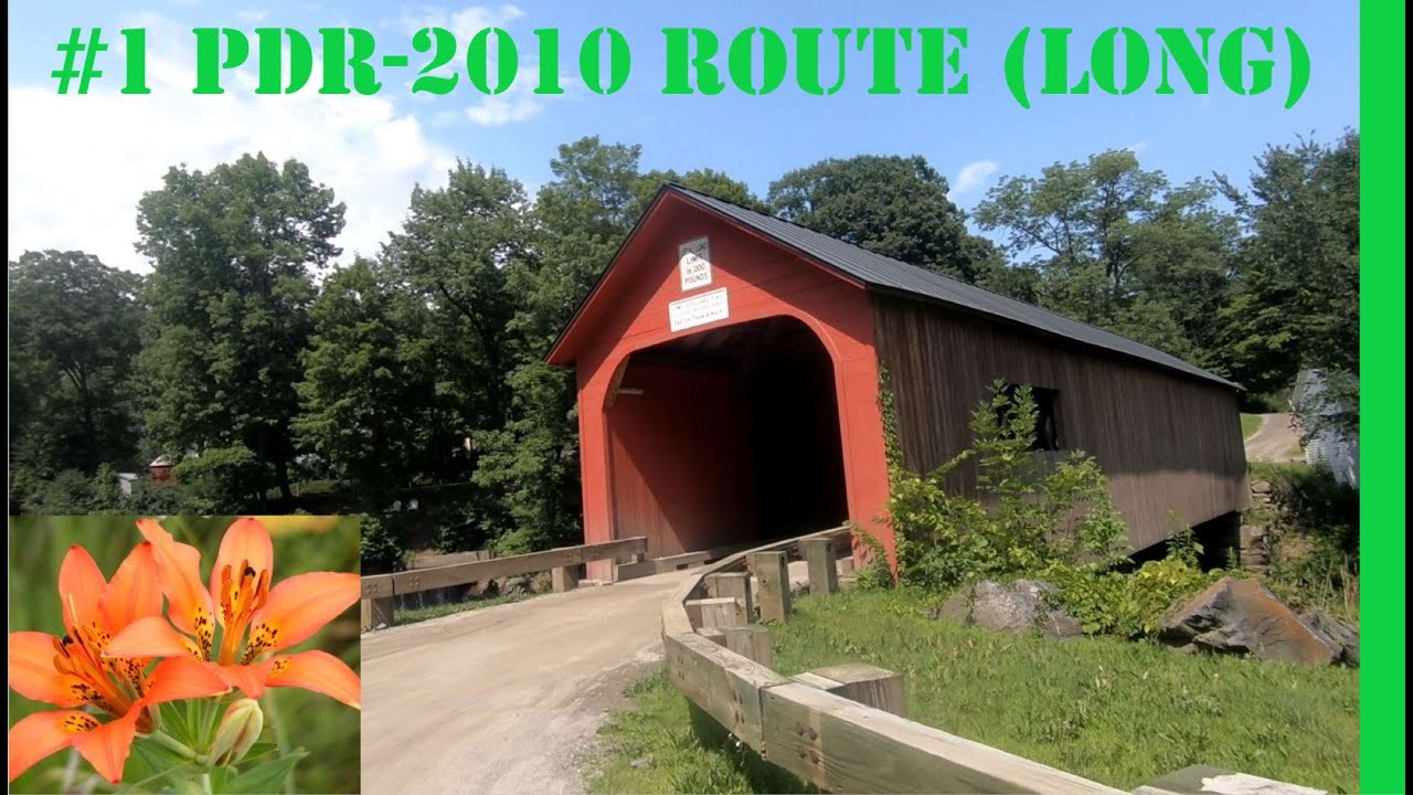#1 Vermont Puppy Dog 2010 Route - Greenfield, MA to Townsend Dam, VT