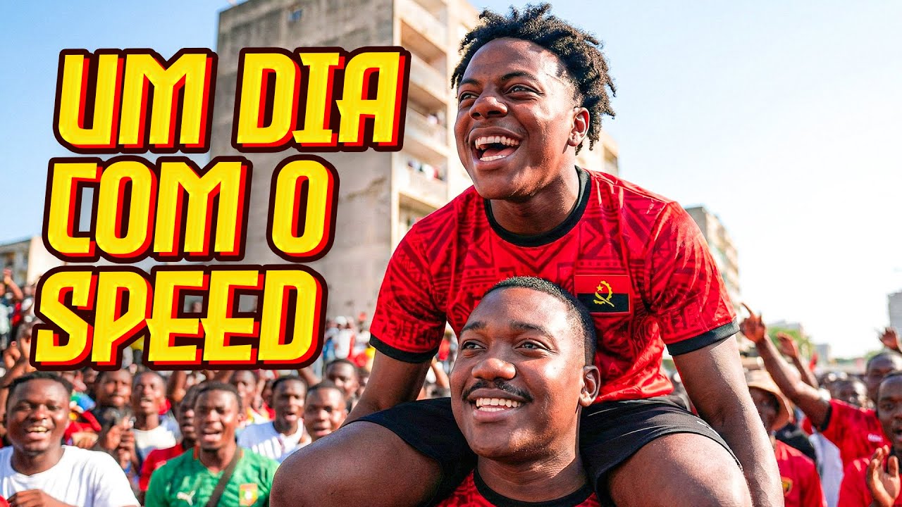 iShowSpeed em Angola FILMAGENS EXCLUSIVAS e BASTIDORES com Scró Que Cuia e Johnny Berry #ishowspeed