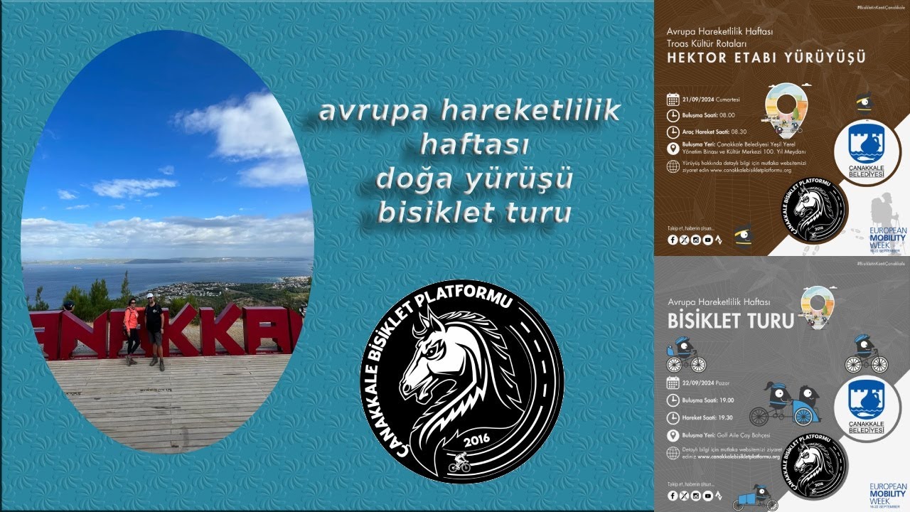 Avrupa Hareketlilik Haftası Doğa Yürüyüşü ve Bisiklet Turu