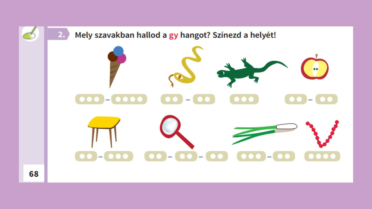 A gy hang és betű