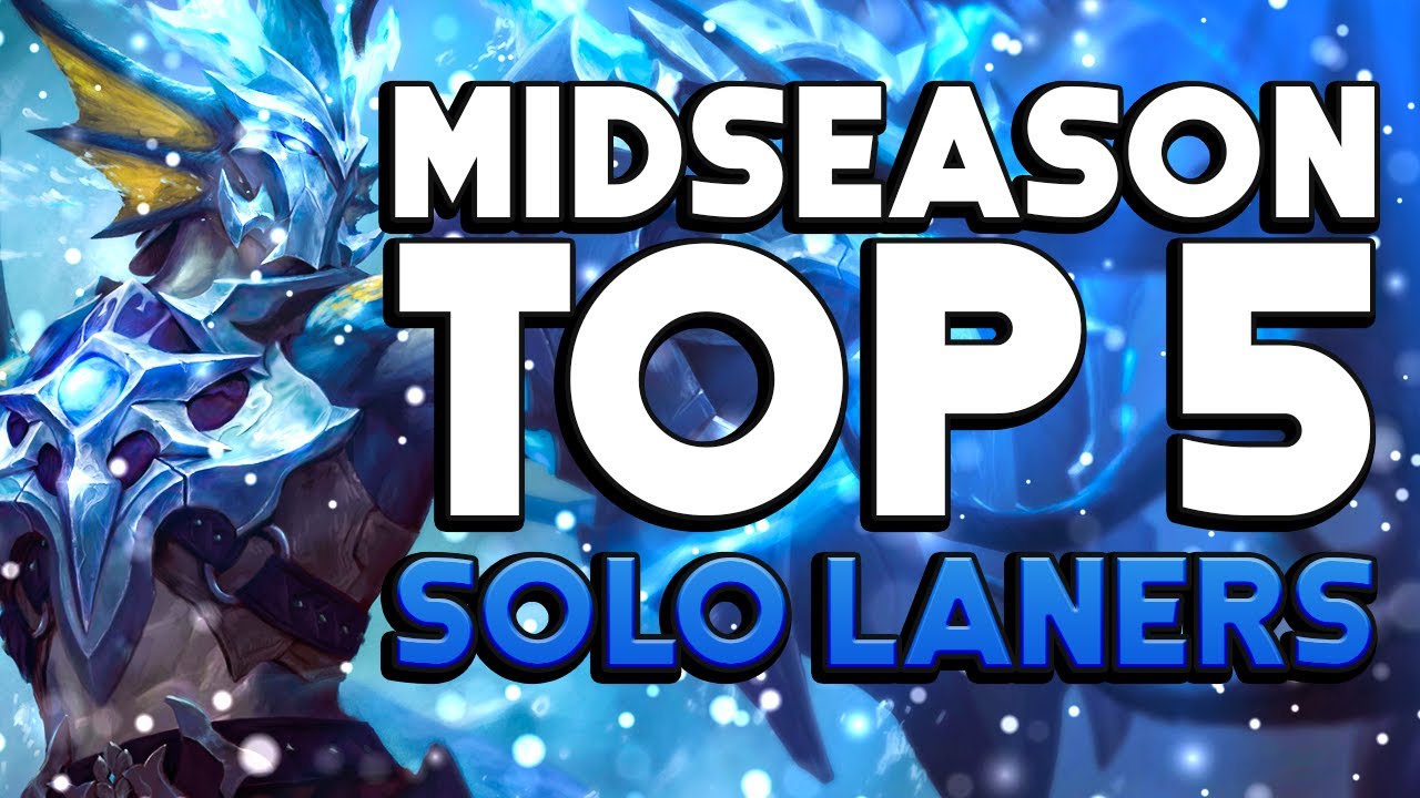 TOP 5 SOLO LANERS FOR THE MID SEASON PATCH! - Smite