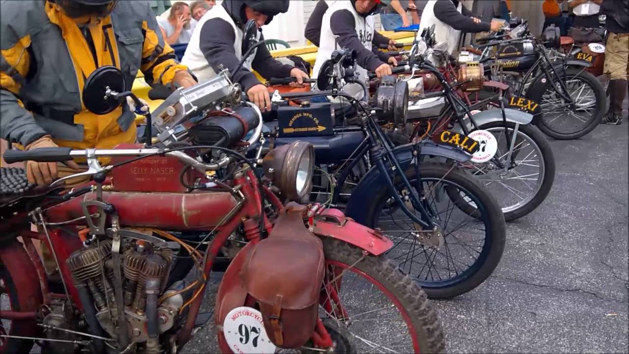 2016 Cannonball Run of Vintage Motorcycles Leg 2 Start