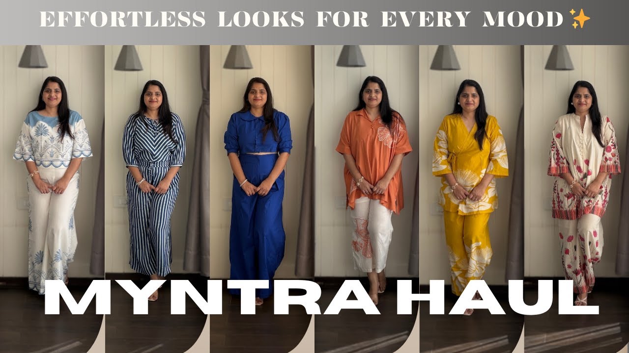Myntra Co-ord Set Haul | Perfect Outfits for Work, Travel & Brunch!