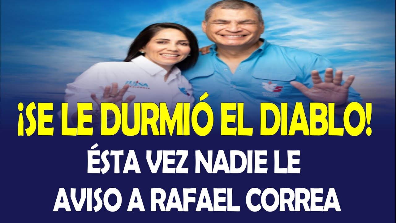 ¡ESTAMOS EN DICTADURA! RAFAEL CORREA SE REFIERE AL ALLANAMIENTO AL DOMICILIO DE LUISA GONZÁLEZ