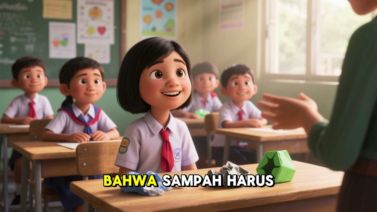“Tempat Sampah Berwarna | Fungsi Berbeda untuk Sampah Berbeda Fun Play Kids”
