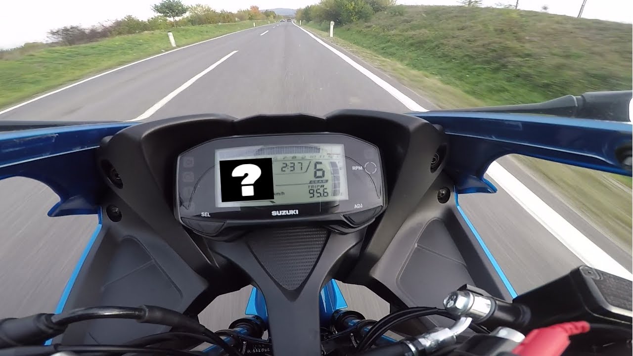 GsxR 125 POV  + nearly high speed| Lower Austria | No music