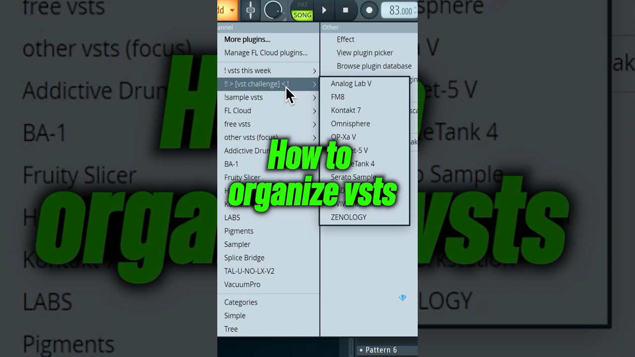 How To Organize VSTS & PLUGINS In FL STUDIO 2024  #flstudio