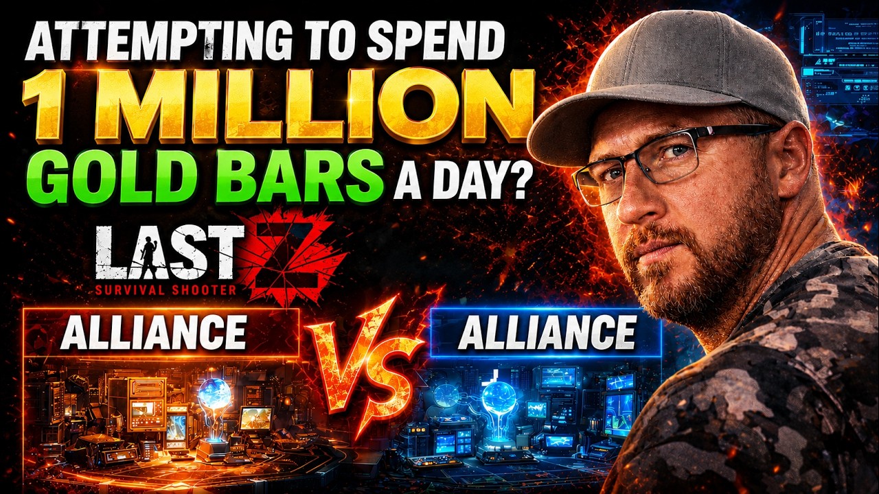 Attempting to spend 1 million gold bars | Last Z ep 1
