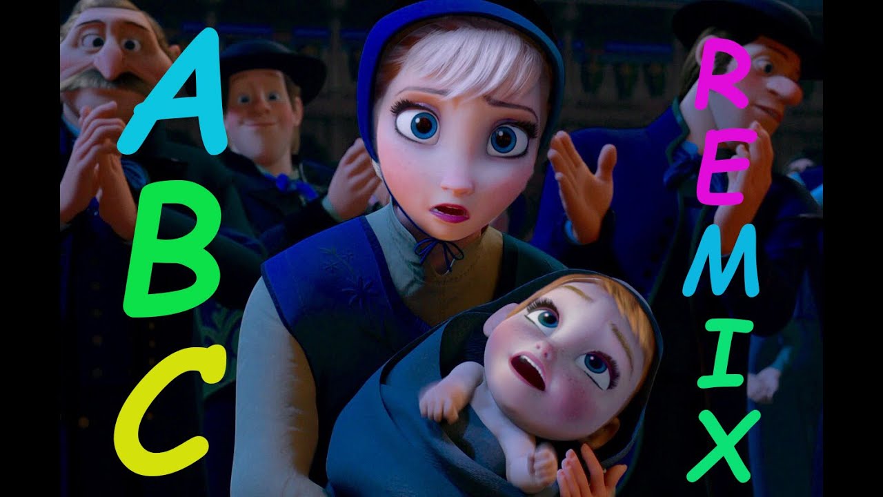 ABC SONG REMIX ELSA AND ANNA DANCE