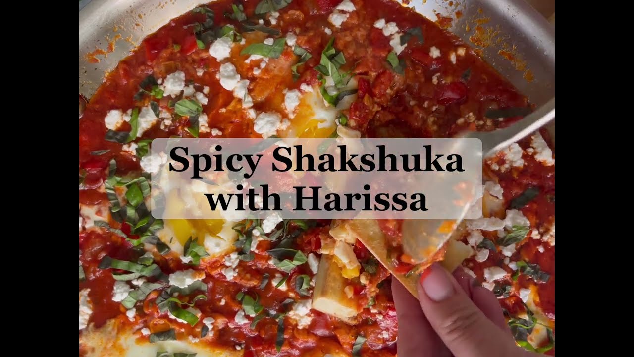 Easy Spicy Shakshuka with Harissa