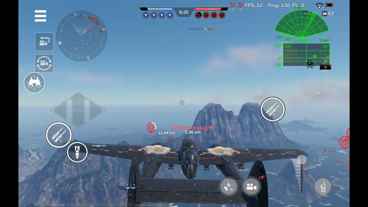 I-301, XP-55, P-61C-1 air battle gameplay #WTM 👌 