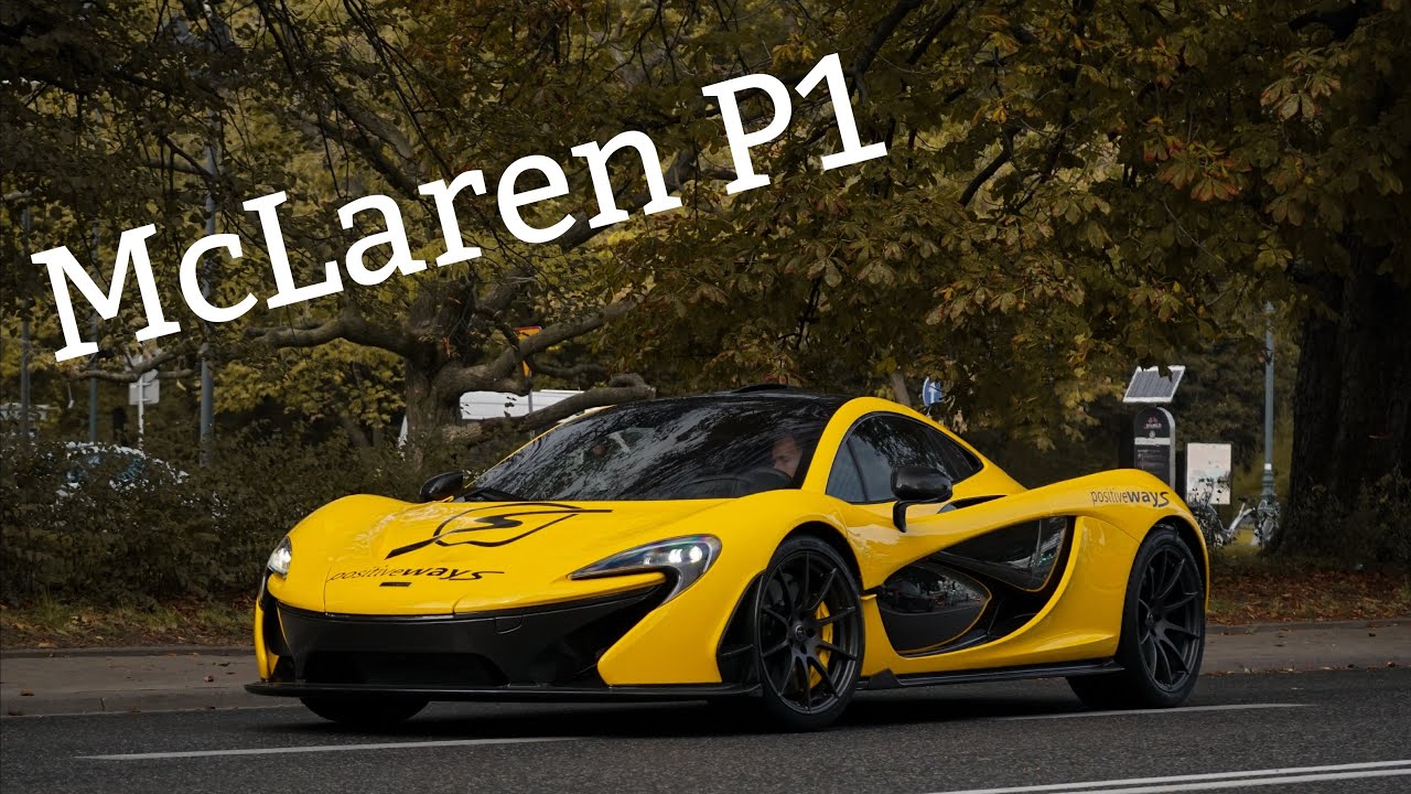 LOUD McLaren P1 driving in Warsaw, Poland
