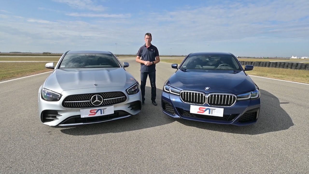 Mercedes-Benz E-Klasse VS BMW 5 Series - UPOREDNI TEST NA STAZI NAVAK