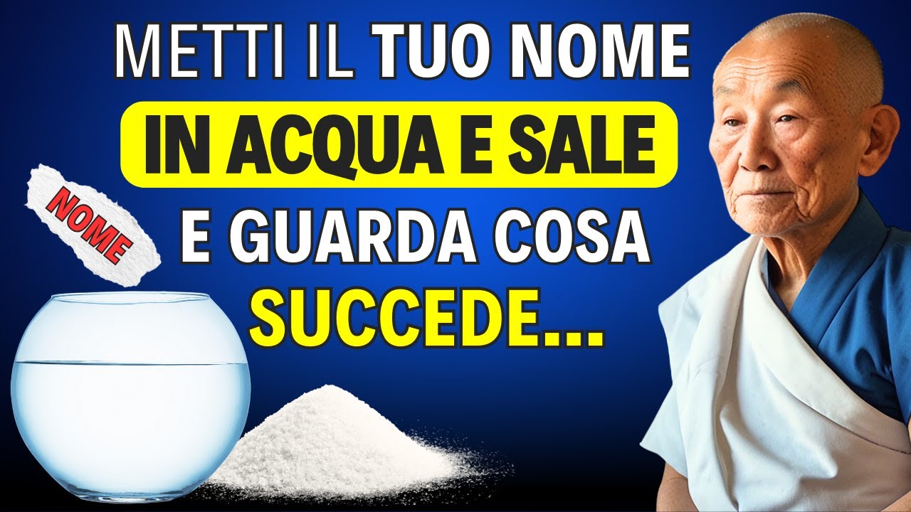 METTI IL TUO NOME NELL’ACQUA SALATA E REALIZZA I TUOI DESIDERI | Spiritualità