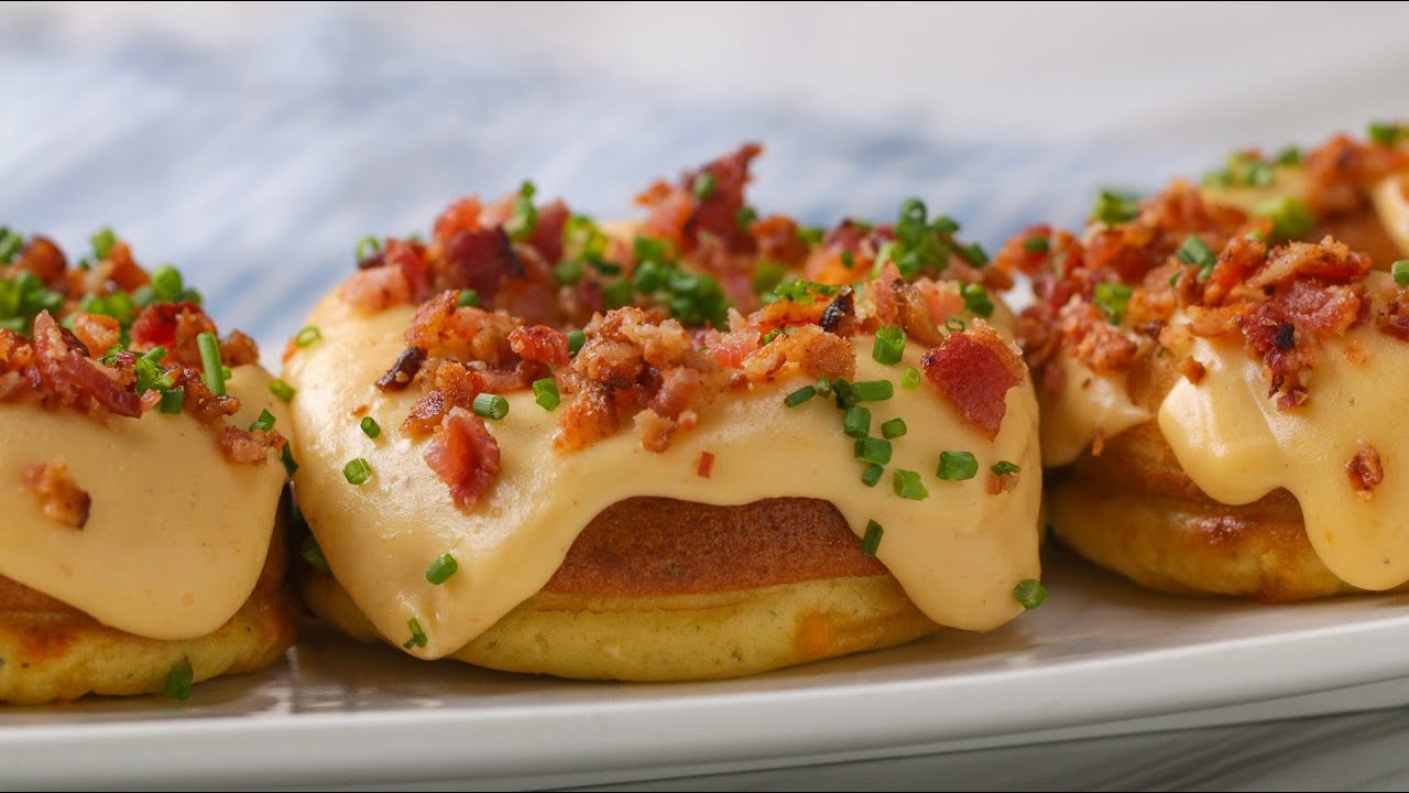Bacon, Egg, and Cheese Donuts • Tasty