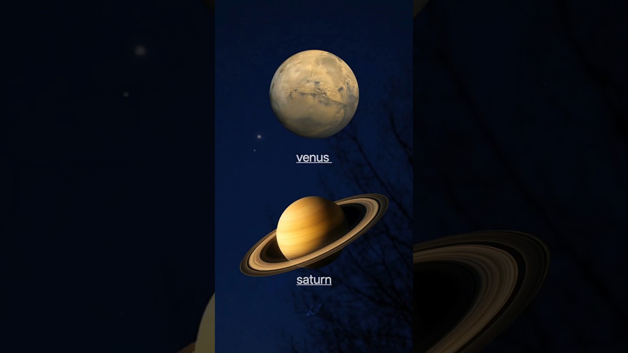 on 8th march ,conjunction between saturn and venus 🪐