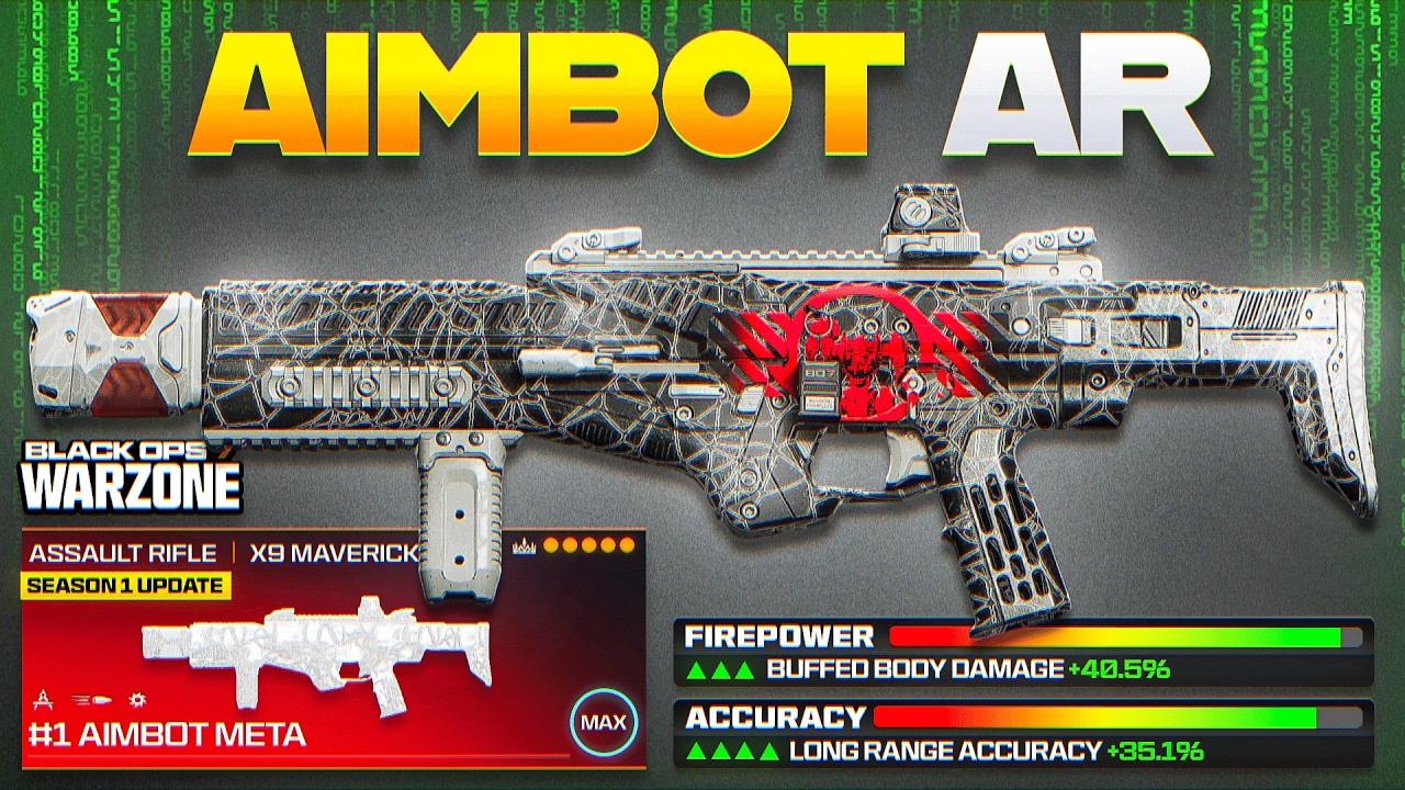 Use this *NO RECOIL* AR META LOADOUT in BO7 WARZONE NOW! (Best Assault Rifle Class for COD WZ)