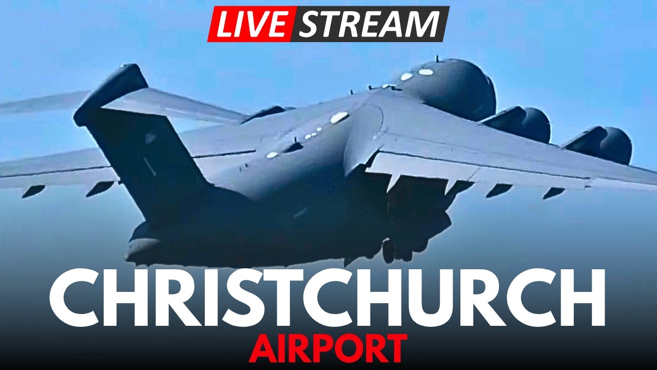 🔴 STRONG WIND WARNING💨 - LIVE Planespotting | Christchurch Airport - New Zealand - 21 Oct 2025 ✈️