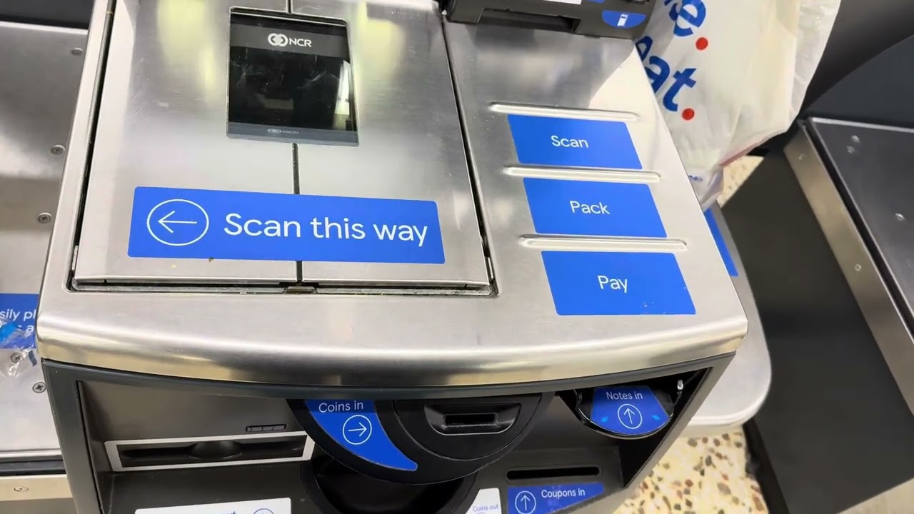 NCR Self Checkout at Tesco Chelmsford