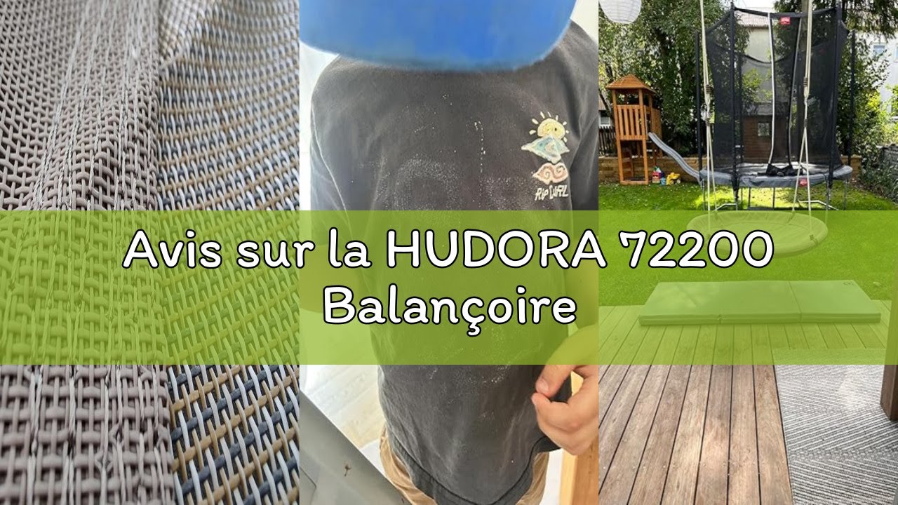 Avis sur la HUDORA 72200 Balançoire