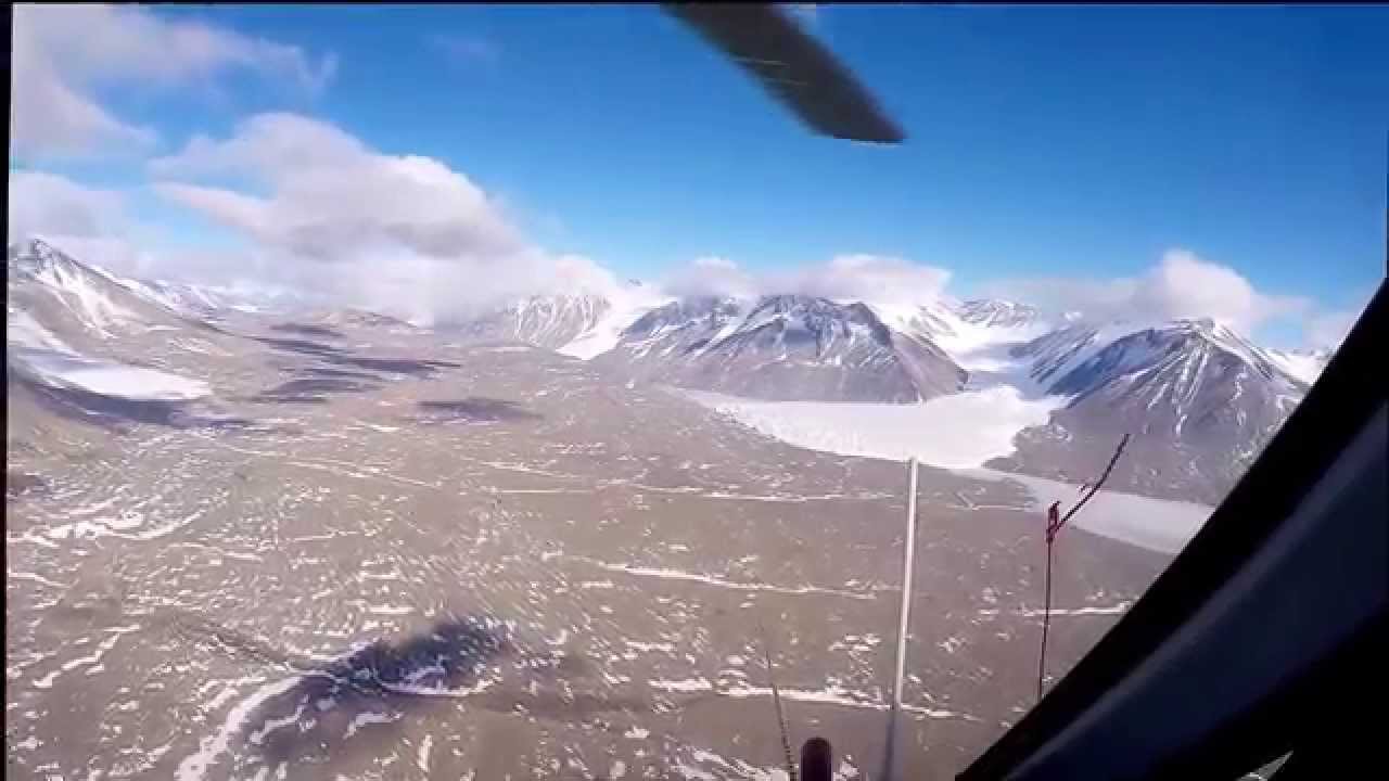 Not Your Typical Commute To Work: The Flight to Canada Glacier, Antarctica