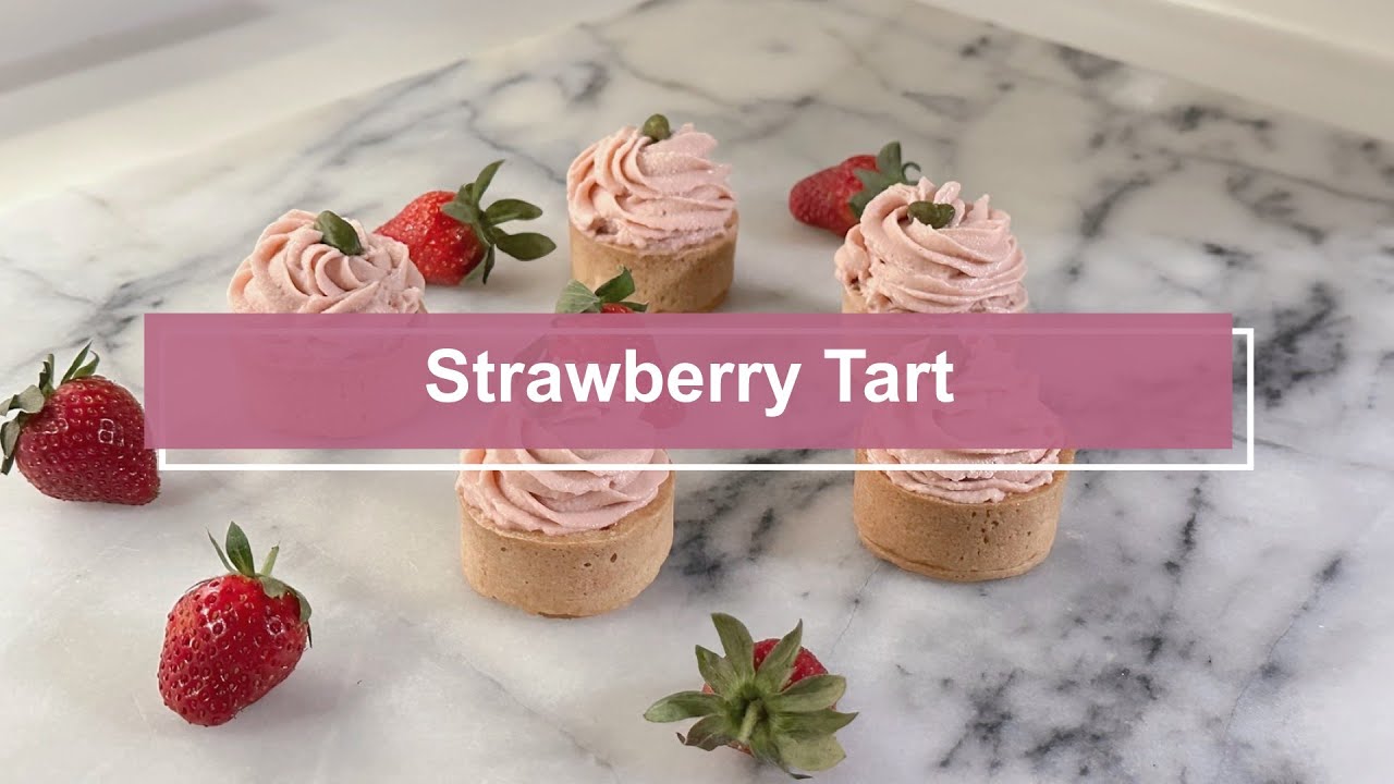 Strawberry Tart 完全草莓塔 #草莓季 #萬用塔皮 #草莓凝乳醬