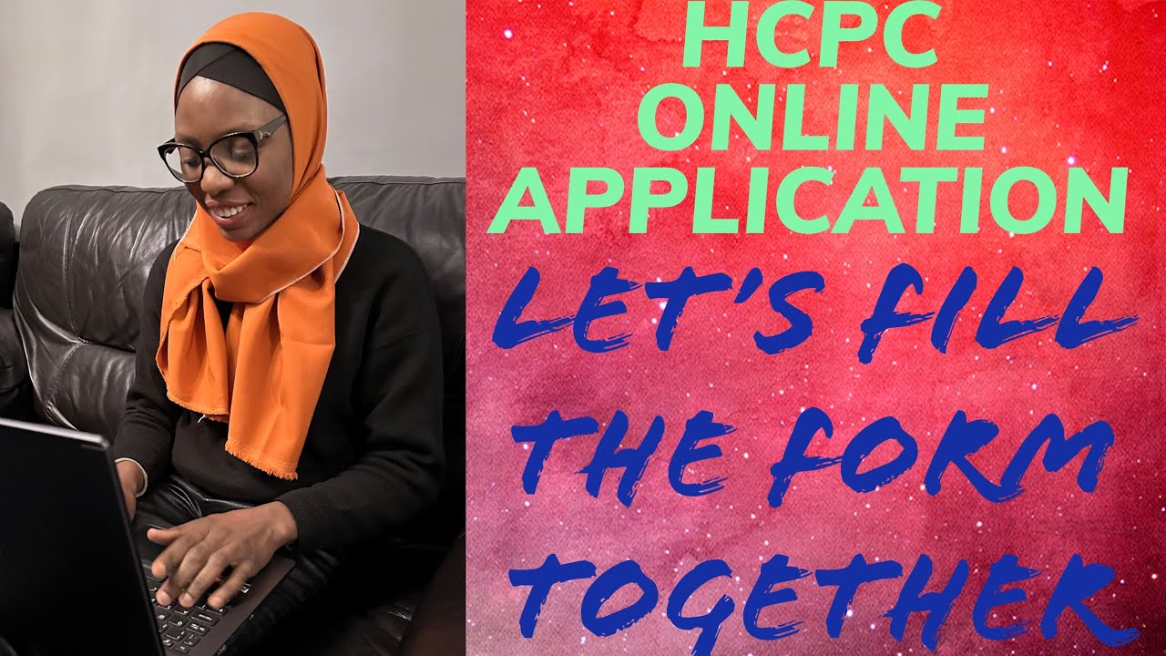How to fill HCPC online application form/physiotherapist/occupational therapist/biomedical scientist