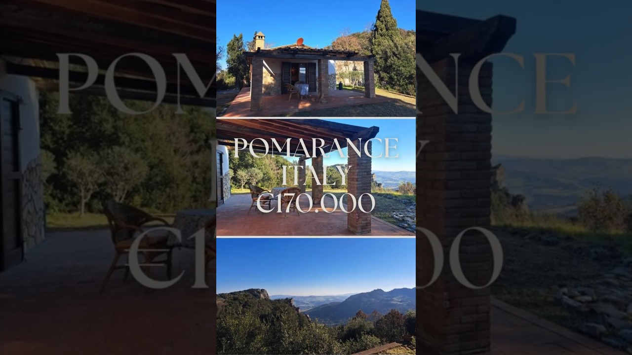 For sale: House with mountainview in Tuscany (Pomarance, Italy)