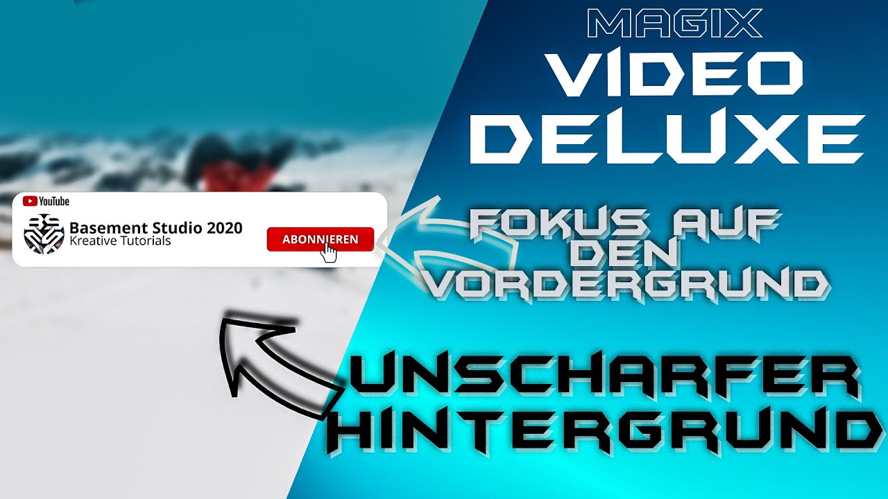 Für was Unschärfe oder schärfe erzeugen - MAGIX VIDEO DELUXE - Tutorial Deutsch