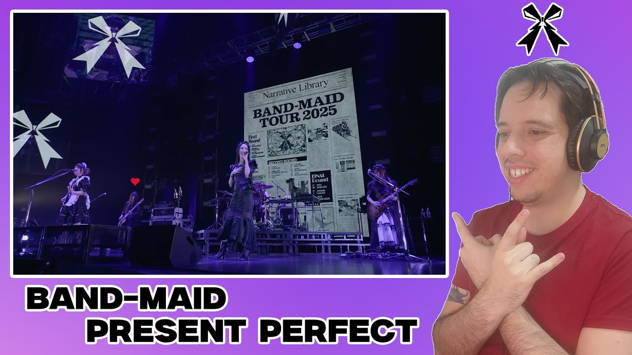 Ещё совершеннее?! Реакция музыканта-любителя на BAND-MAID / Present Perfect (официальное видео с ...