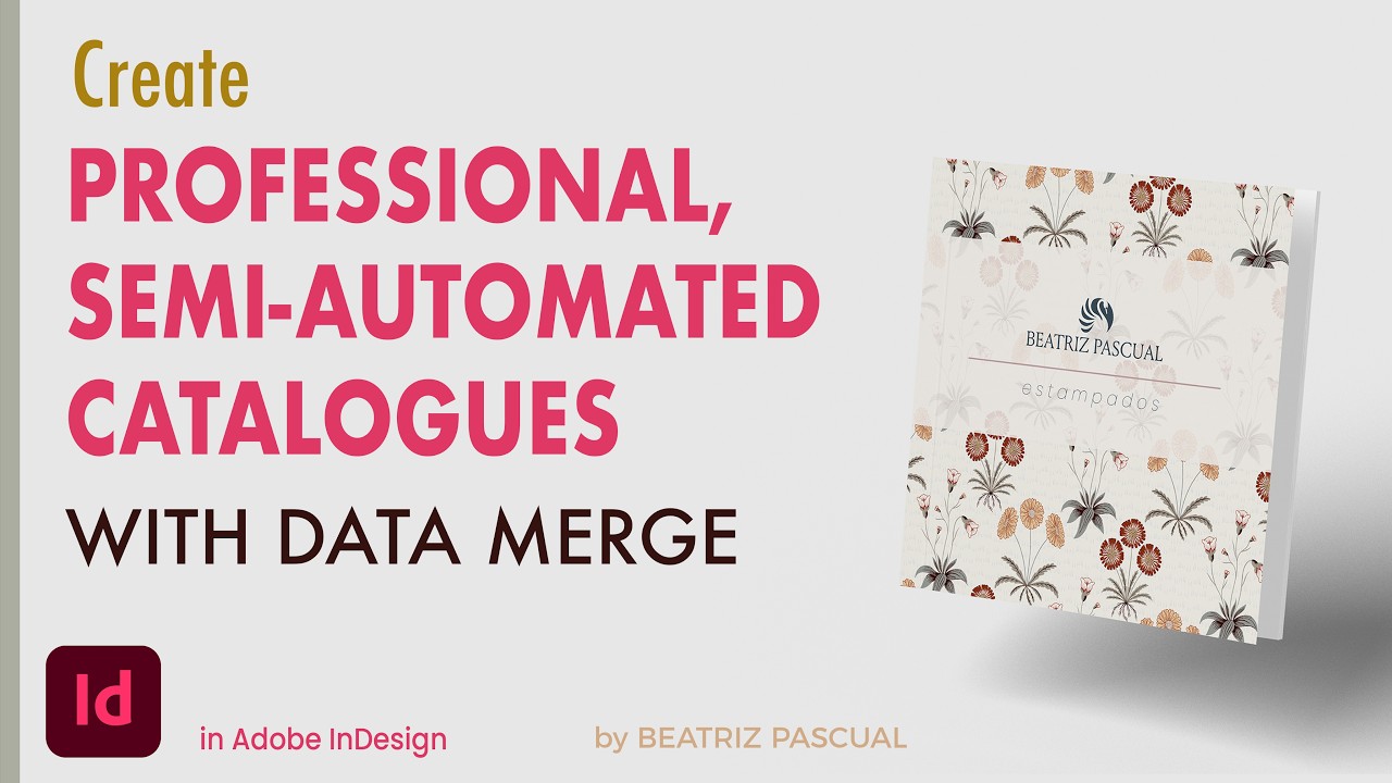How to Create Semi-Automated Pattern Catalogues with Data Merge (Full Class on Skillshare)