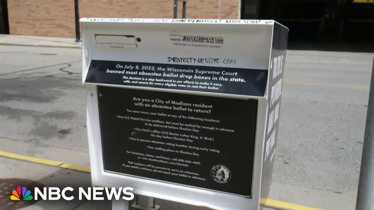 Wisconsin Supreme Court allows expanded use of ballot drop boxes ahead of election