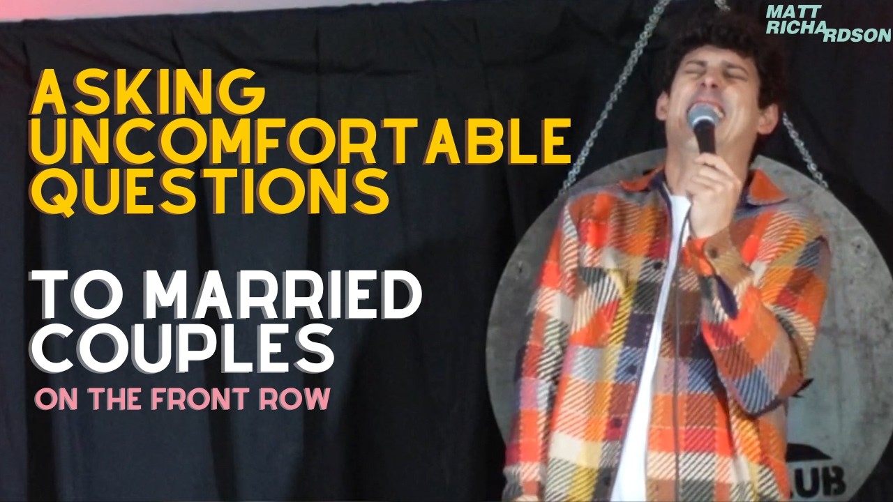 If you don't want to be picked...don't sit on the front row! Matt Richardson Comedy
