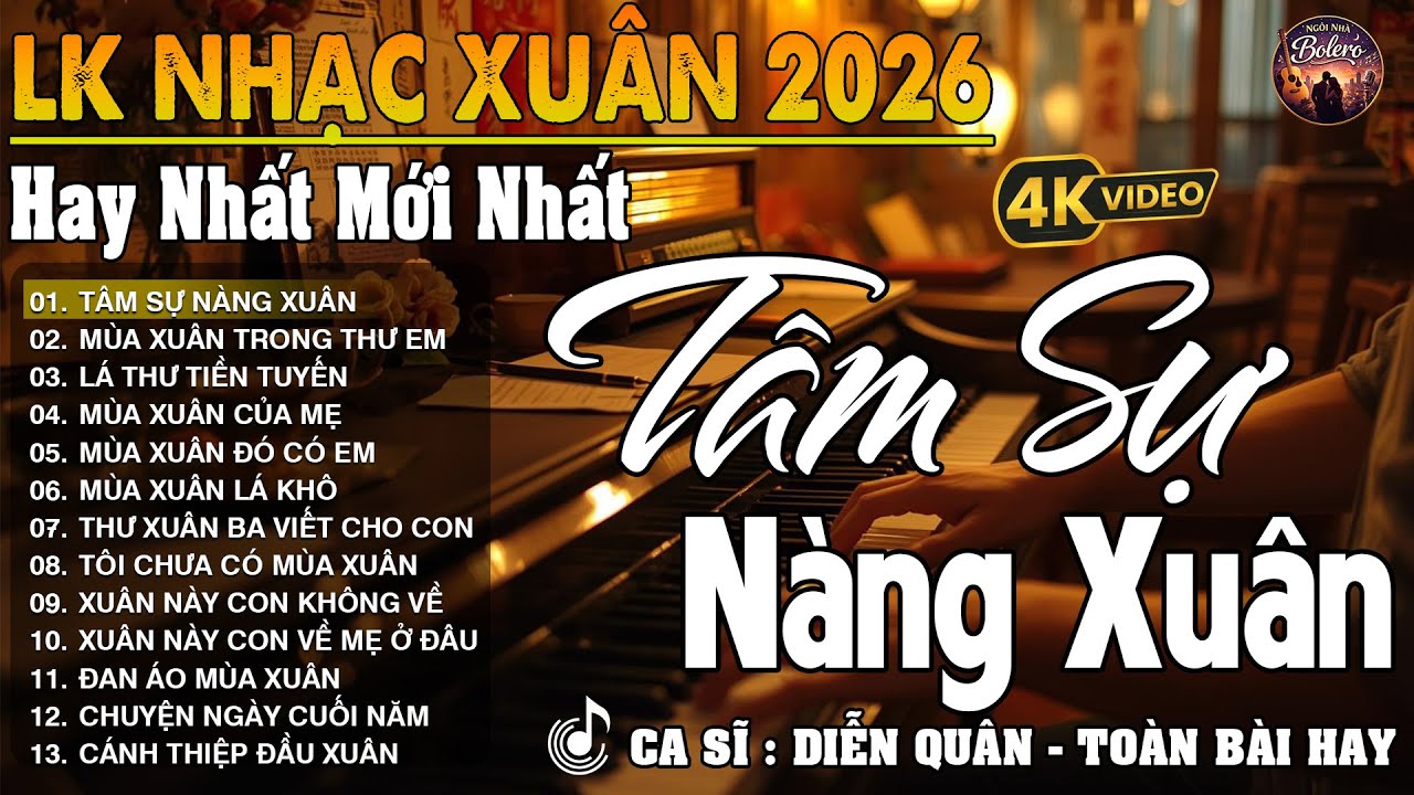 TÂM SỰ NÀNG XUÂN - LK Nhạc Vàng Trữ Tình NGỌT NGÀO CỰC ÊM TAI |LK Bolero HAY NHẤT MỚI NHẤT 2026