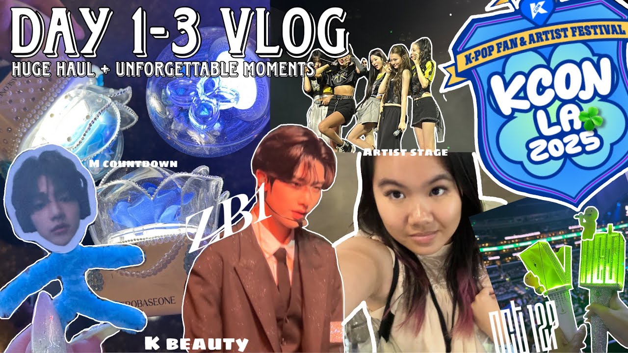 KCON LA 2025 VLOG ☆ from Convention to MCountdown