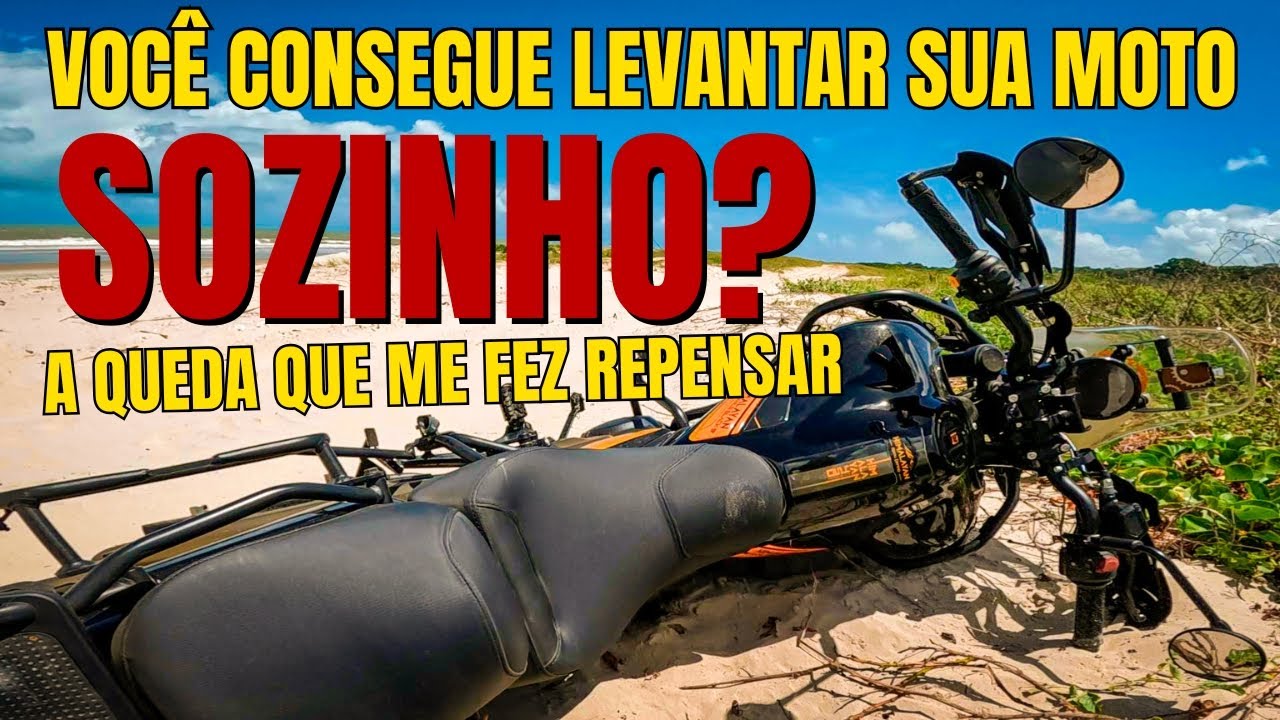 Você consegue levantar a sua moto sozinho?