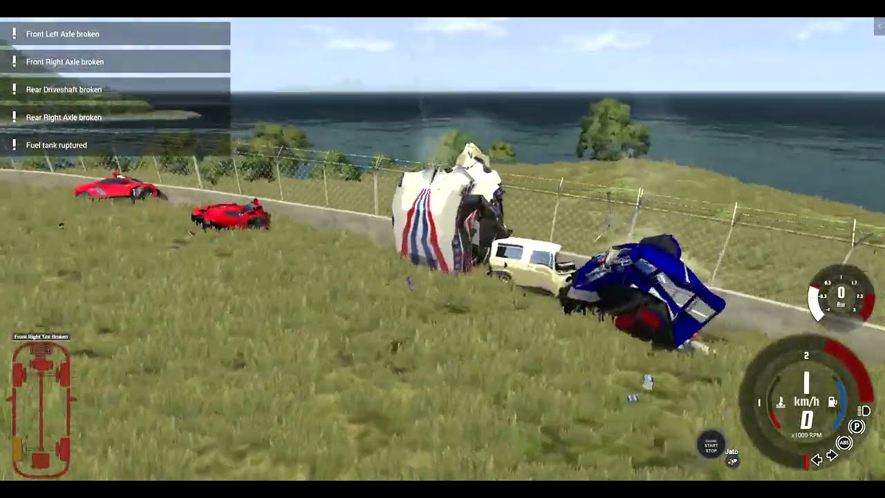 370km Bus crash #beamng
