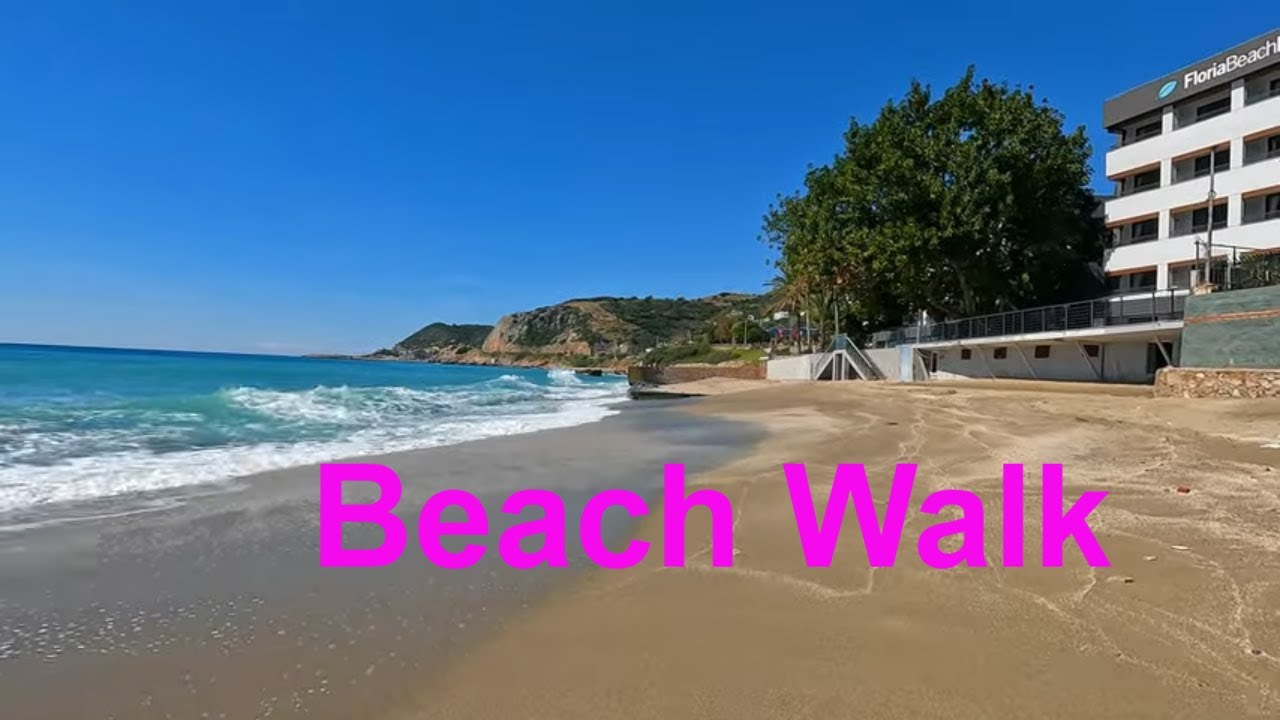 🇹🇷 Alanya Walking Tour | Beach Walk Tour Turkey 4K 🌴
