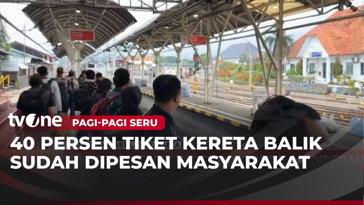 Masyarakat Antusias Mudik Dengan Kereta Api | Pagi-Pagi Seru tvOne