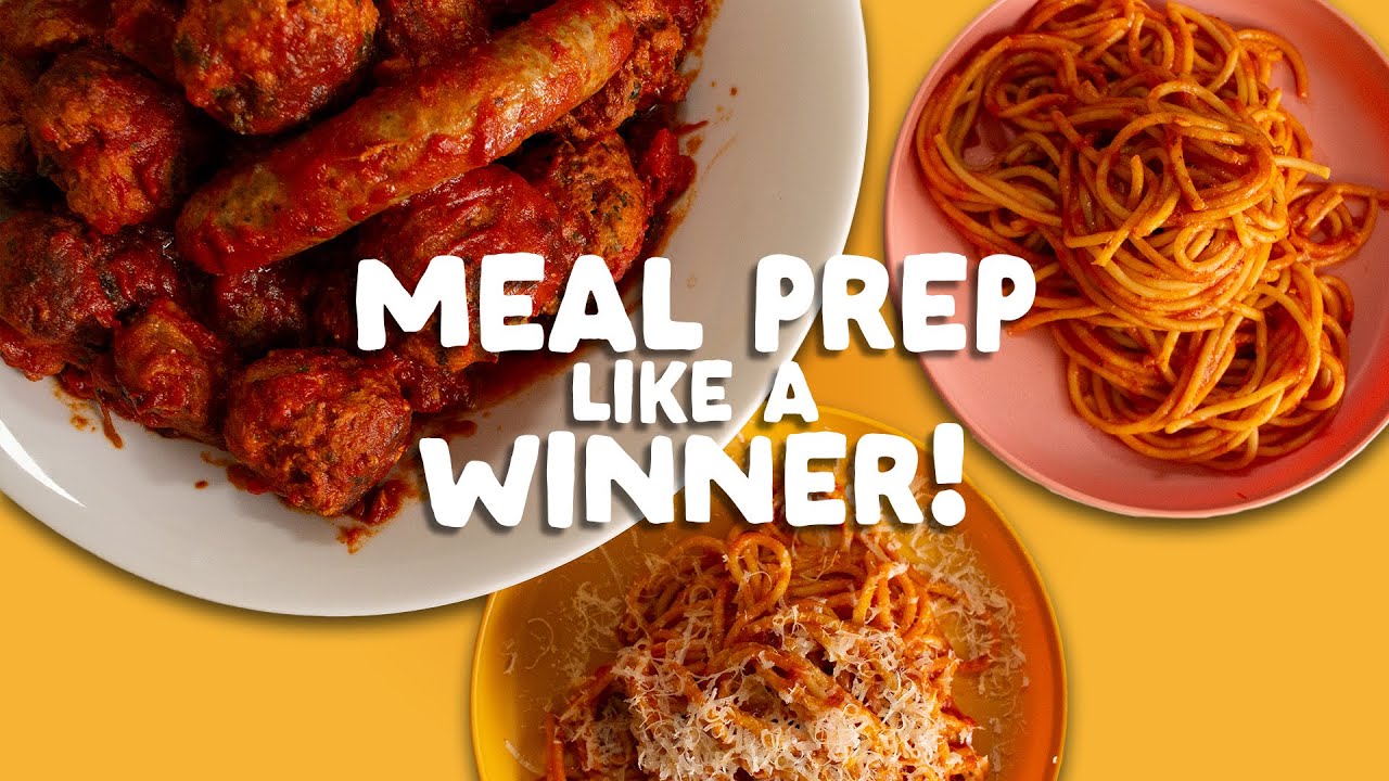 Make THREE WEEKDAY MEALS from one batch of SUNDAY GRAVY | Winning Mealtime