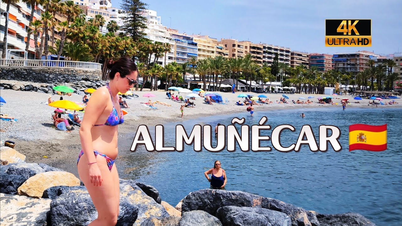 🔥 Paso a paso visita ALMUÑÉCAR, Granada, España 🇪🇸 COSTA TROPICAL 🎥 4K 🤩