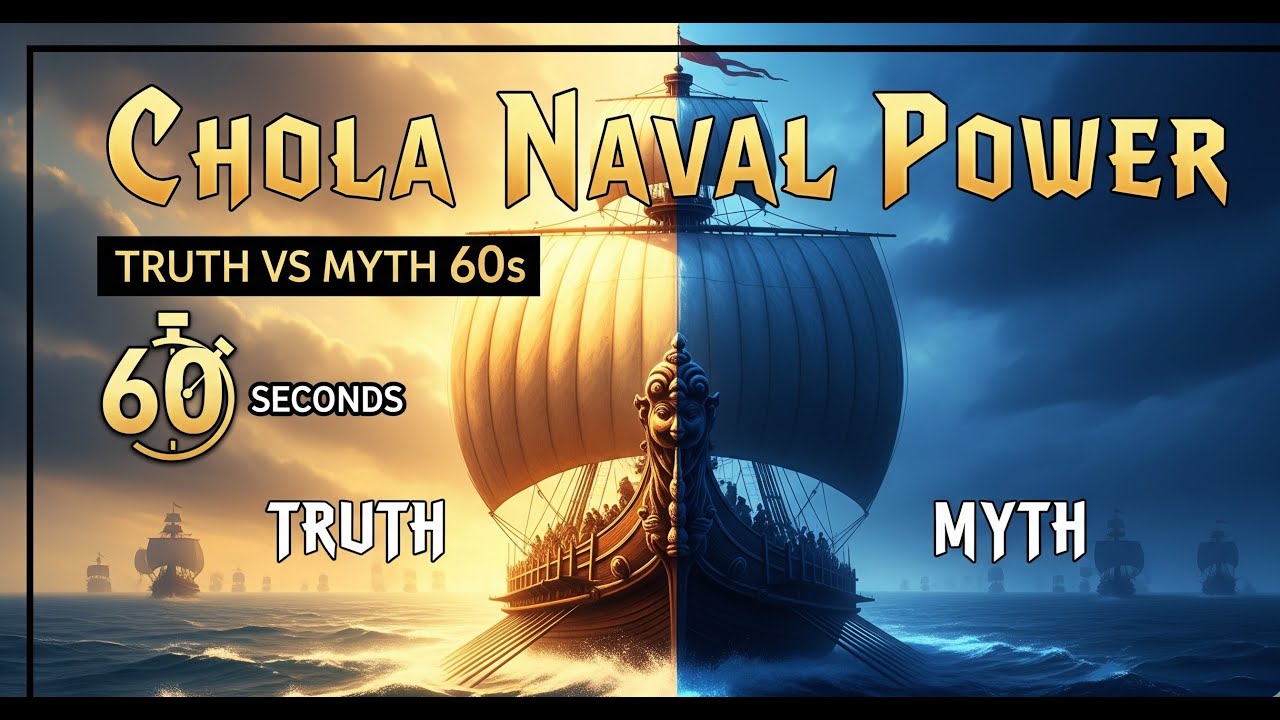 Chola Naval Power  🔥 Truth vs  Myth in 60 Seconds