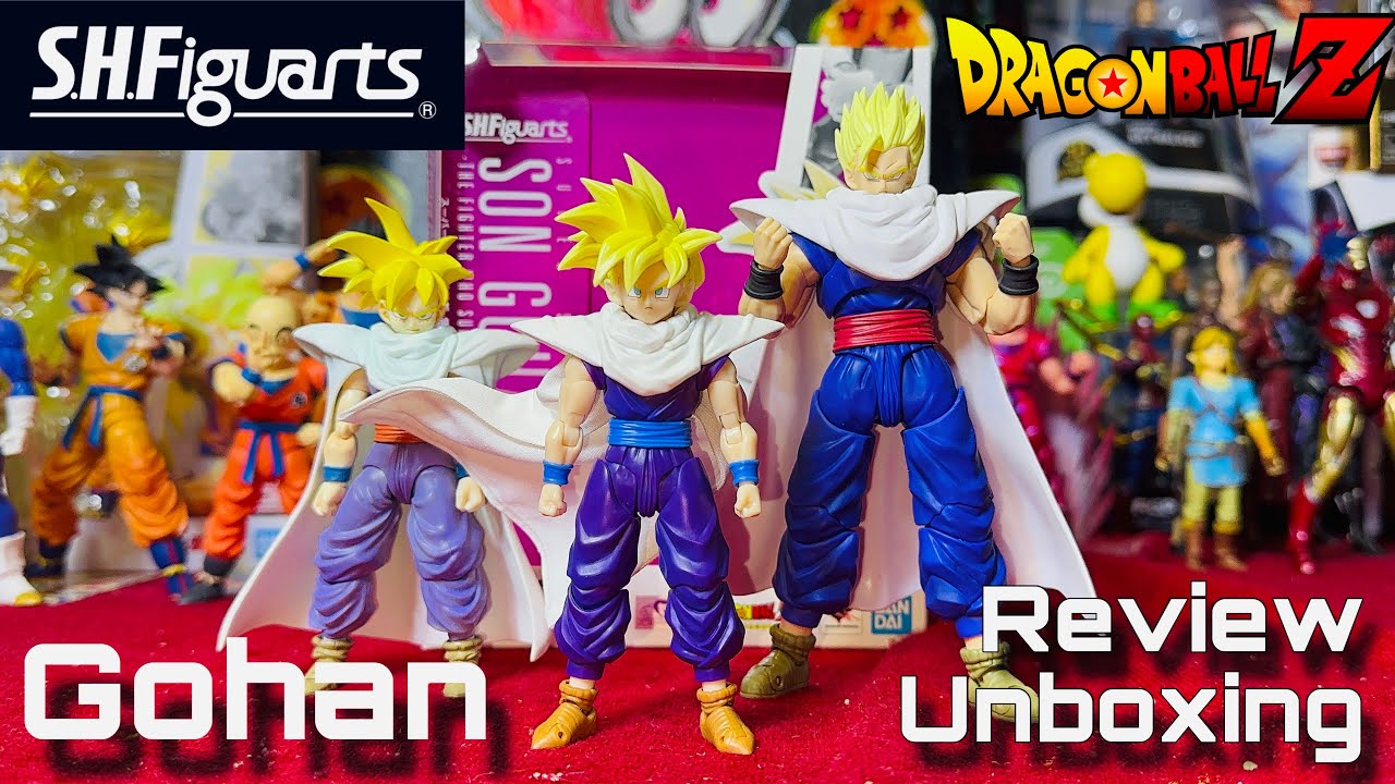 Обзор фигурки SH Figuarts Super Saiyan Son Gohan: The Warrior Who Surpresed Goku. Распаковка.