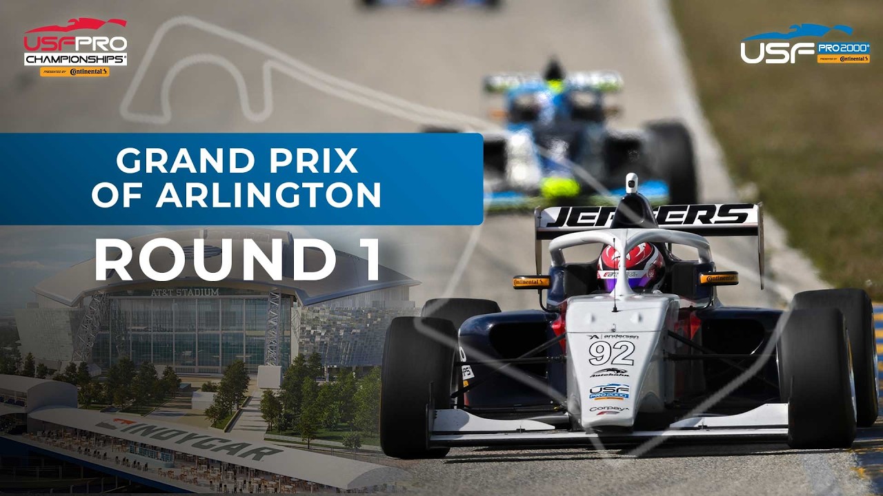 The USF Pro 2000 Season Starts NOW! RACE 1 At The Grand Prix of Arlington!