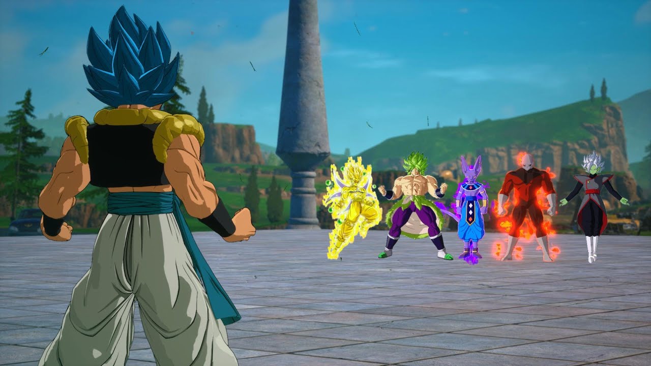 Gogeta Form Vs Super Villains! Dragon Ball Sparking ZERO